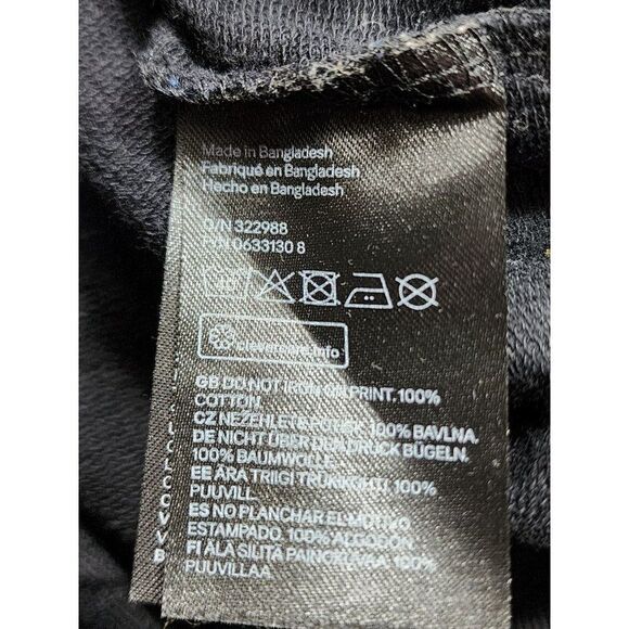Divided H&M NYC Long Sleeve Black Cotton T-Shirt in Women's XS - Picture 4 of 7
